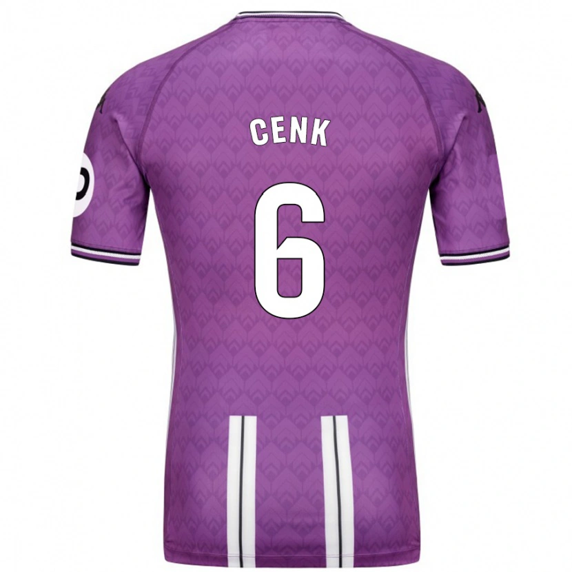 Danxen Män Cenk Özkacar #6 Lila Vit Hemmatröja Matchtröjor 2024/25 Tröjor T-Tröja