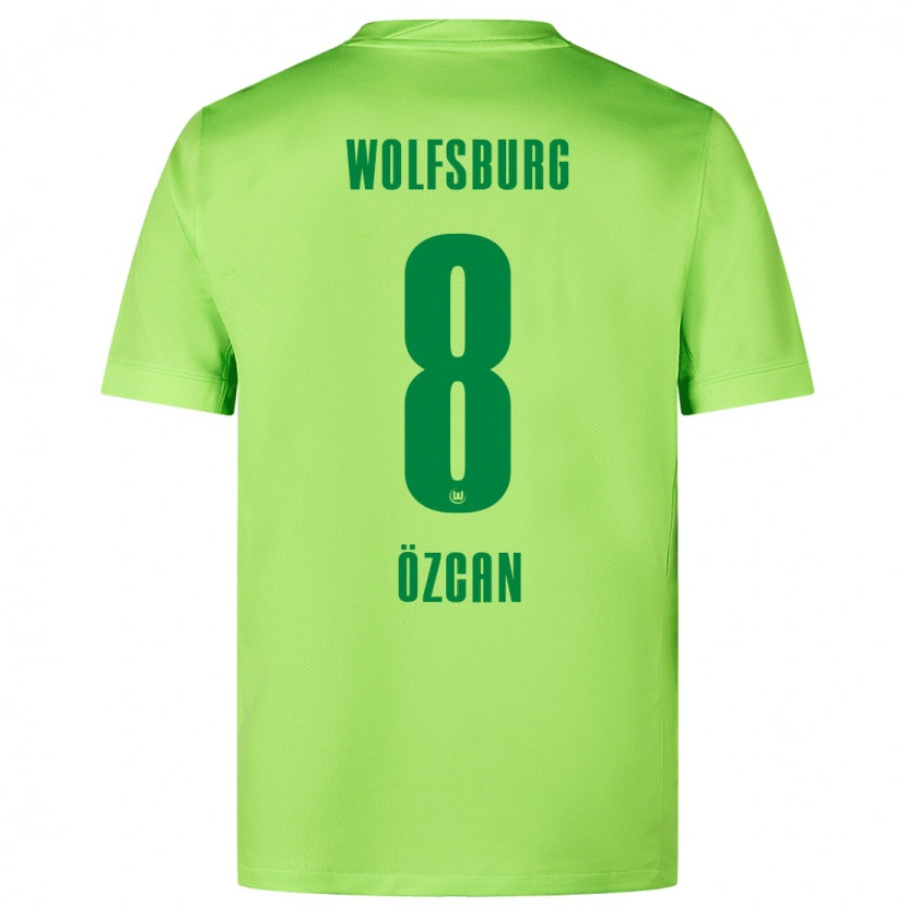 Danxen Män Salih Özcan #8 Fluorescerande Grön Hemmatröja Matchtröjor 2024/25 Tröjor T-Tröja