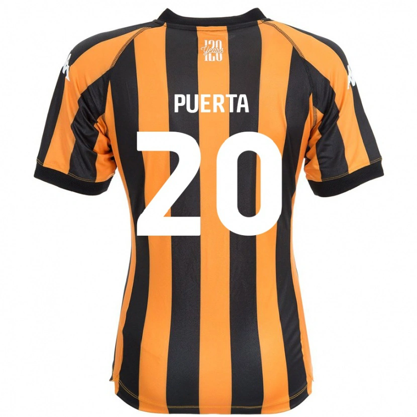Danxen Män Gustavo Puerta #20 Svart Bärnsten Hemmatröja Matchtröjor 2024/25 Tröjor T-Tröja