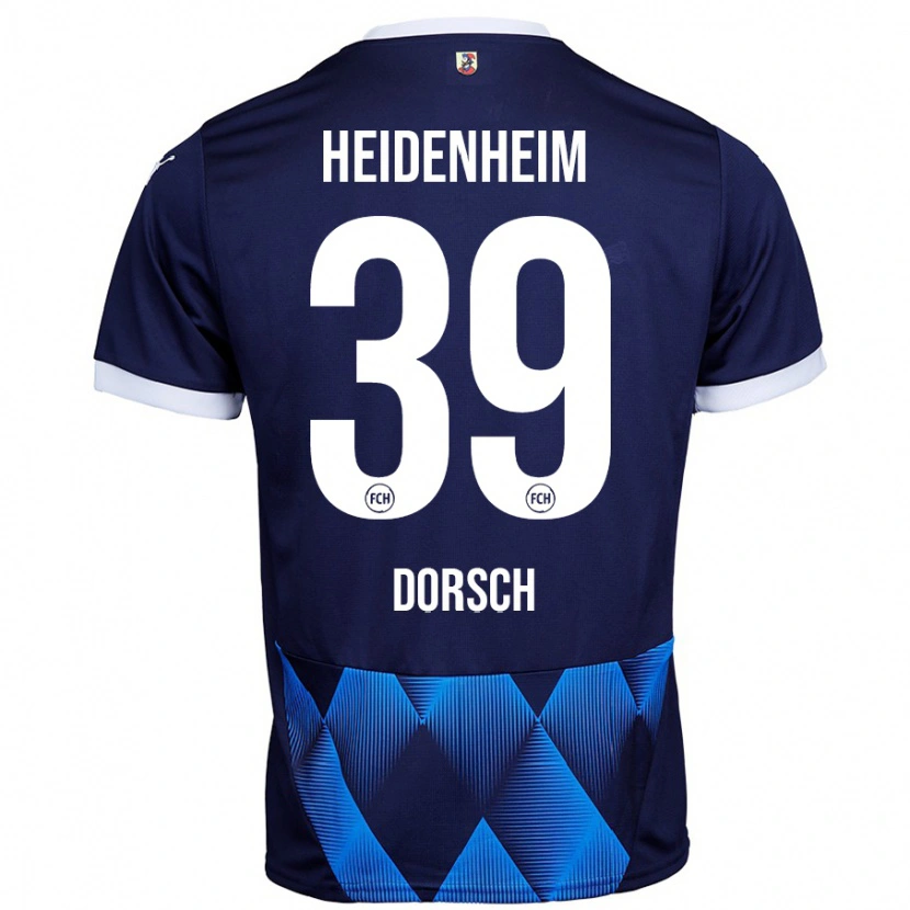 Danxen Män Niklas Dorsch #39 Röd Blå Hemmatröja Matchtröjor 2024/25 Tröjor T-Tröja