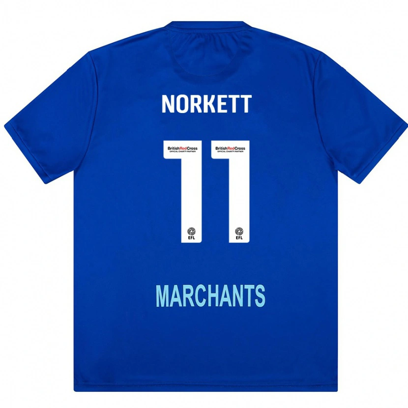 Danxen Män Manni Norkett #11 Grön Bortatröja Matchtröjor 2024/25 Tröjor T-Tröja