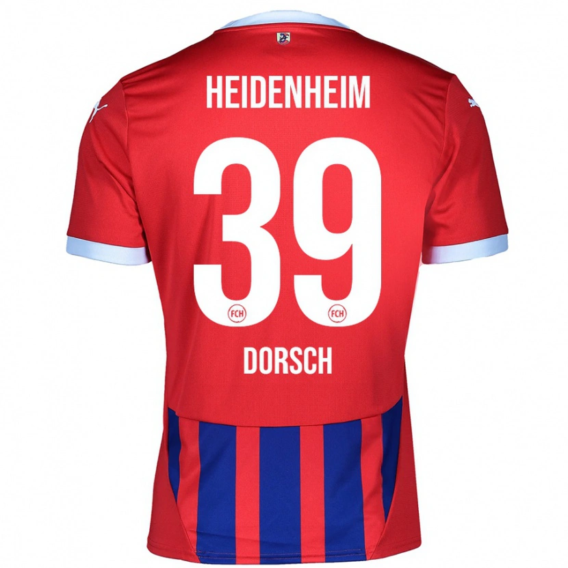 Danxen Män Niklas Dorsch #39 Mörk Marinblå Bortatröja Matchtröjor 2024/25 Tröjor T-Tröja