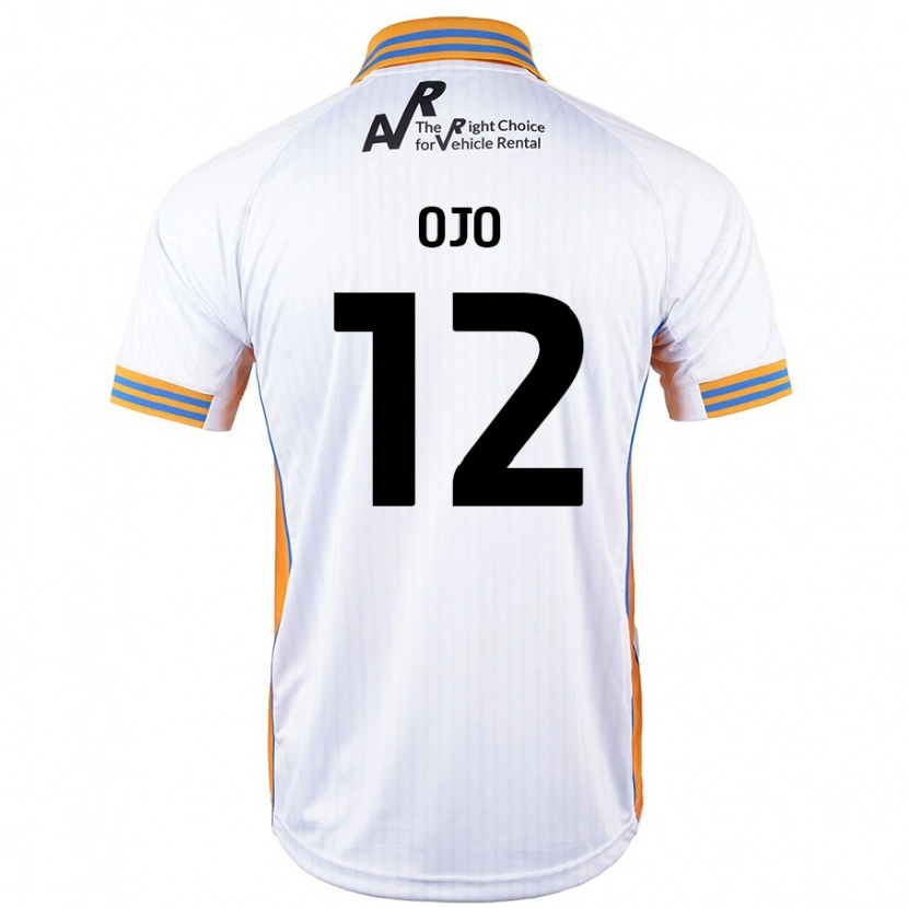 Danxen Män Funso Ojo #12 Vit Bortatröja Matchtröjor 2024/25 Tröjor T-Tröja