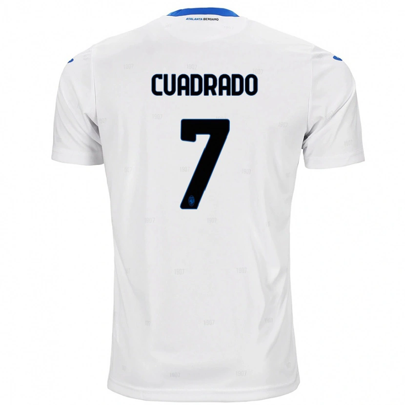 Danxen Kvinnor Juan Cuadrado #7 Vit Bortatröja Matchtröjor 2024/25 Tröjor T-Tröja