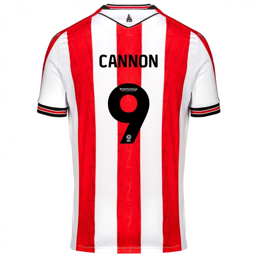 Danxen Kvinnor Tom Cannon #9 Röd Vit Hemmatröja Matchtröjor 2024/25 Tröjor T-Tröja