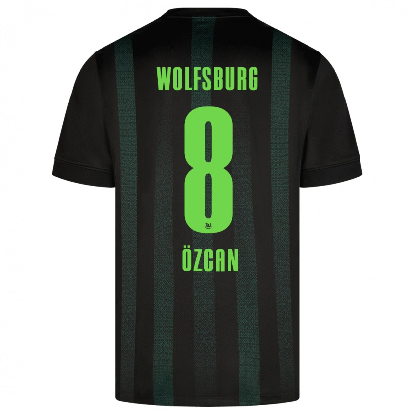 Danxen Kvinnor Salih Özcan #8 Mörkgrön Bortatröja Matchtröjor 2024/25 Tröjor T-Tröja