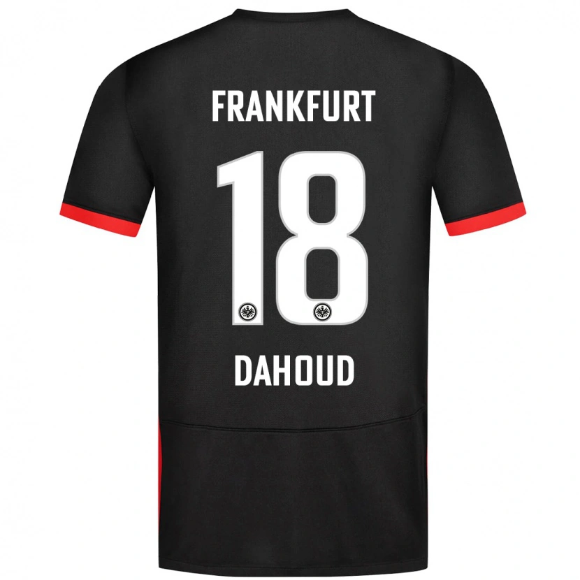 Danxen Kvinnor Mahmoud Dahoud #18 Svart Bortatröja Matchtröjor 2024/25 Tröjor T-Tröja
