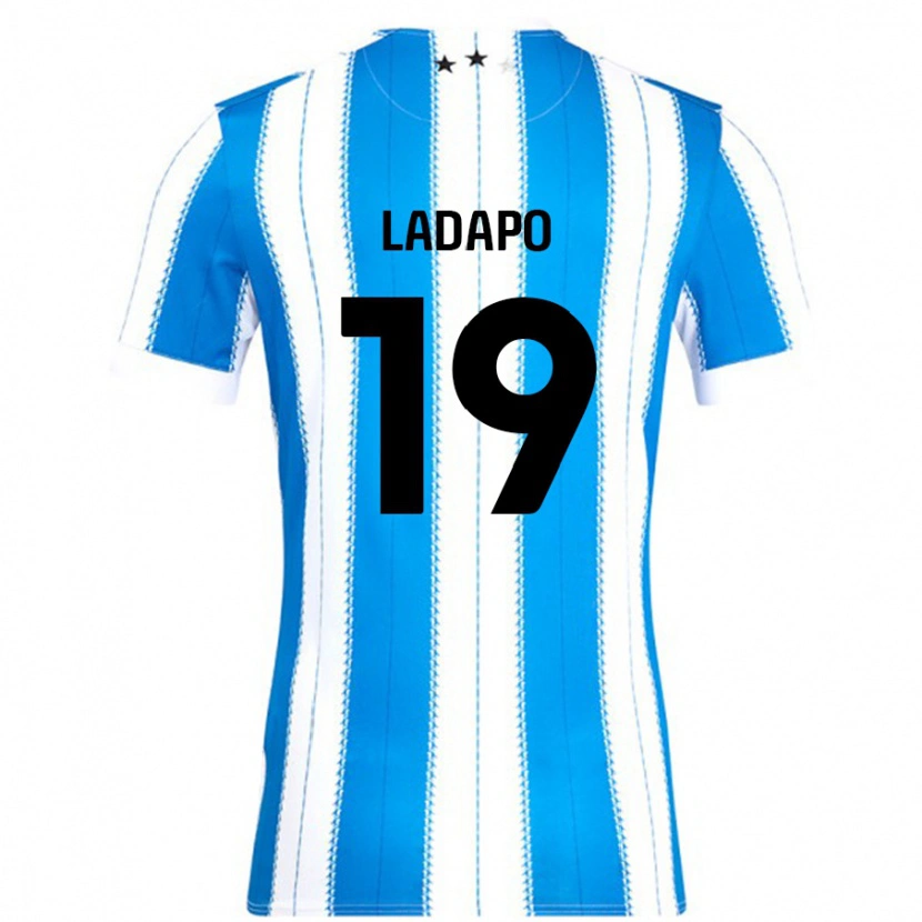 Danxen Kvinnor Freddie Ladapo #19 Blå Vit Hemmatröja Matchtröjor 2024/25 Tröjor T-Tröja