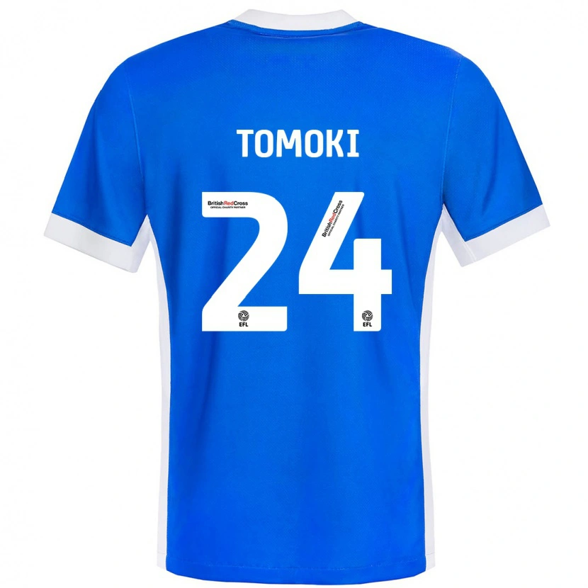 Danxen Kvinnor Tomoki Iwata #24 Blå Vit Hemmatröja Matchtröjor 2024/25 Tröjor T-Tröja