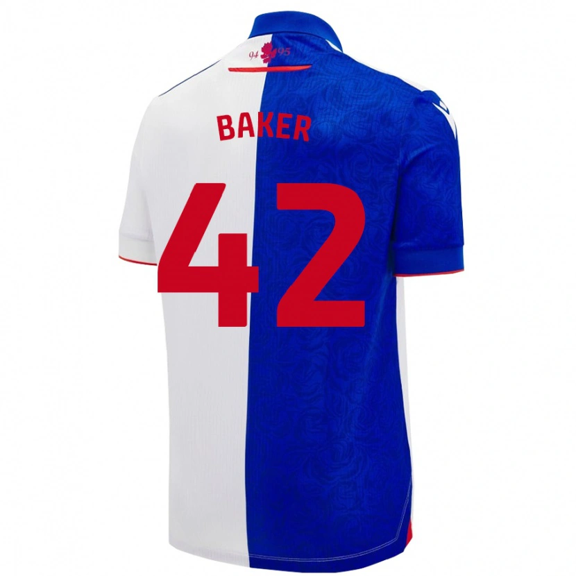 Danxen Kvinnor Lewis Baker #42 Himmelsblå Vit Hemmatröja Matchtröjor 2024/25 Tröjor T-Tröja