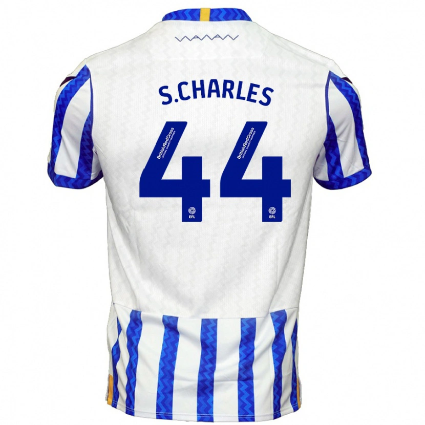 Danxen Kvinnor Shea Charles #44 Blå Vit Hemmatröja Matchtröjor 2024/25 Tröjor T-Tröja