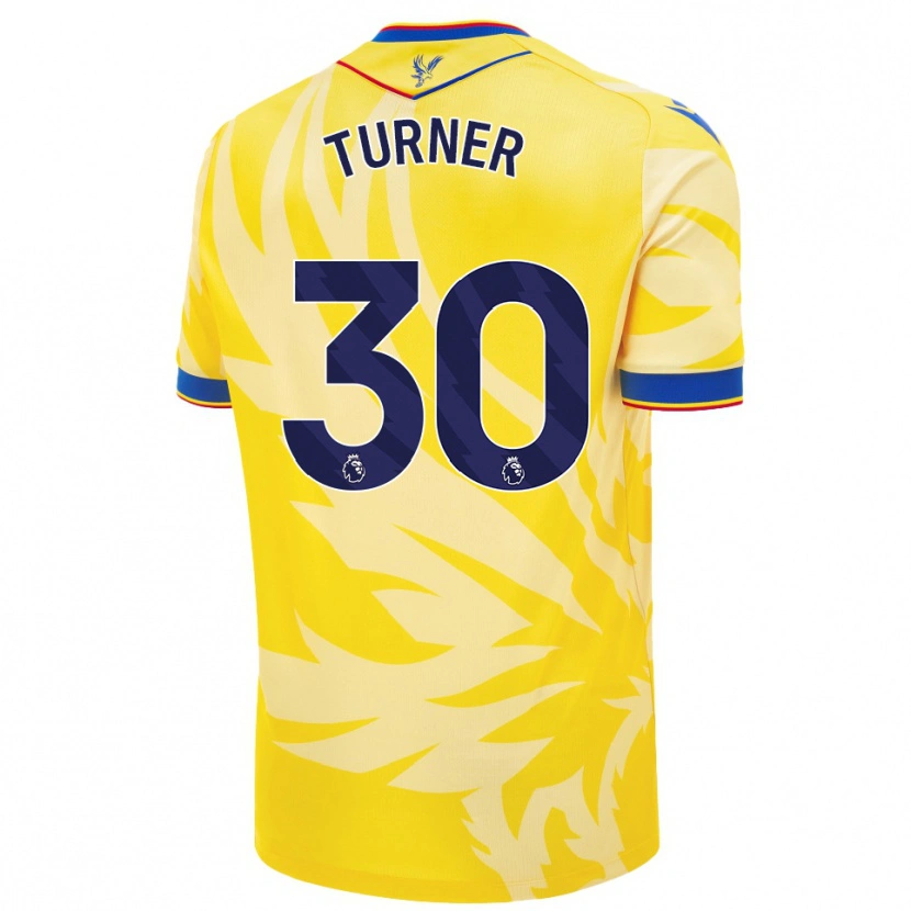 Danxen Kvinnor Matt Turner #30 Gul Bortatröja Matchtröjor 2024/25 Tröjor T-Tröja