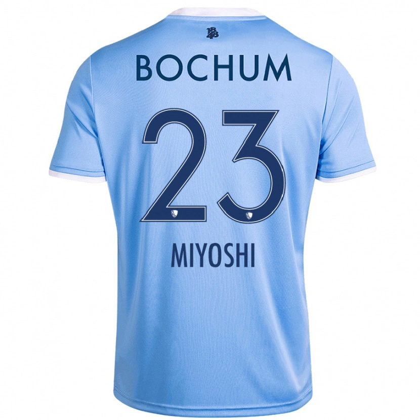 Danxen Kvinnor Koji Miyoshi #23 Himmelsblå Bortatröja Matchtröjor 2024/25 Tröjor T-Tröja