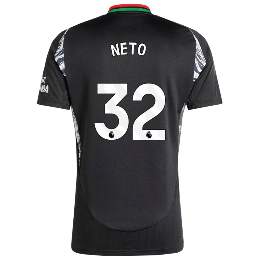 Danxen Kvinnor Neto #32 Svart Bortatröja Matchtröjor 2024/25 Tröjor T-Tröja