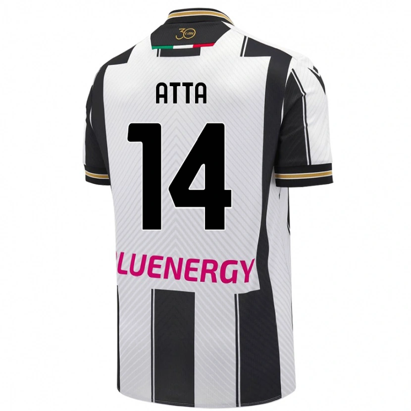 Danxen Kvinnor Arthur Atta #14 Vit Svart Hemmatröja Matchtröjor 2024/25 Tröjor T-Tröja