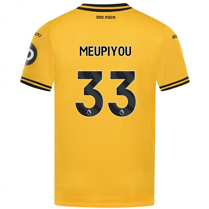 Danxen Kvinnor Bastien Meupiyou #33 Gul Hemmatröja Matchtröjor 2024/25 Tröjor T-Tröja