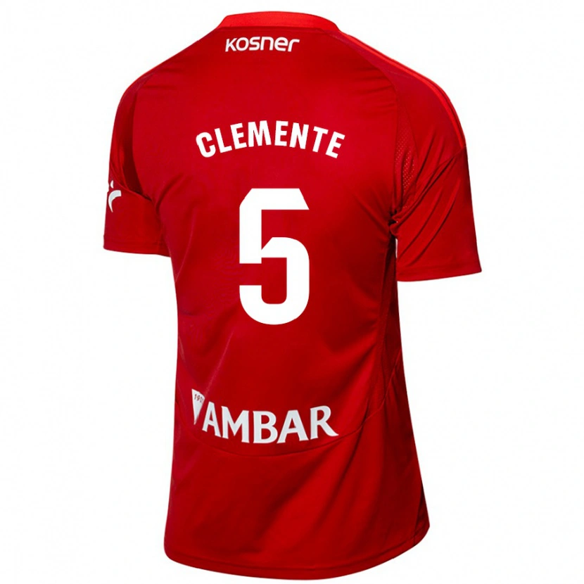 Danxen Kvinnor Enrique Clemente #5 Vit Blå Bortatröja Matchtröjor 2024/25 Tröjor T-Tröja